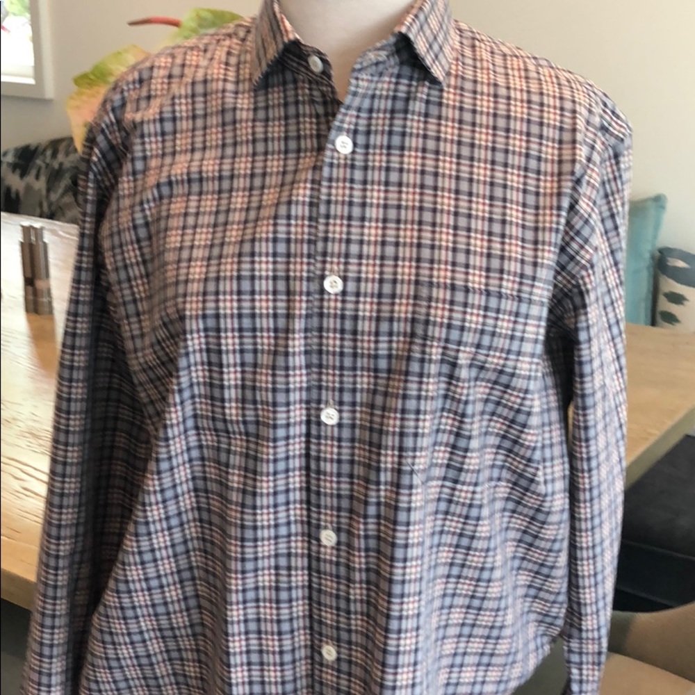Billy Reid Men's button down long sleeve shirt M